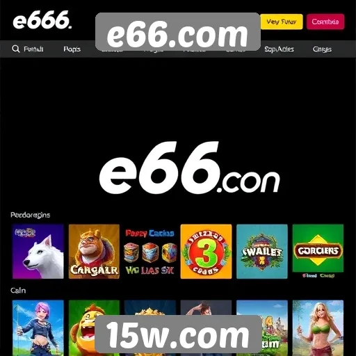 Principais jogos disponíveis no e66.com
